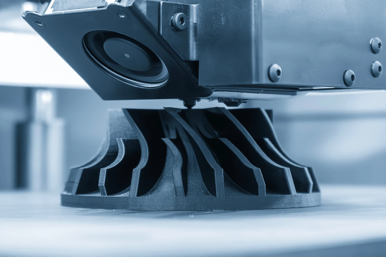 A functional part 3D-printed in 3DXTech ESD-safe filament