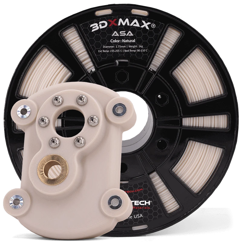 3DXTech 3DXMAX ASA filament spool in natural