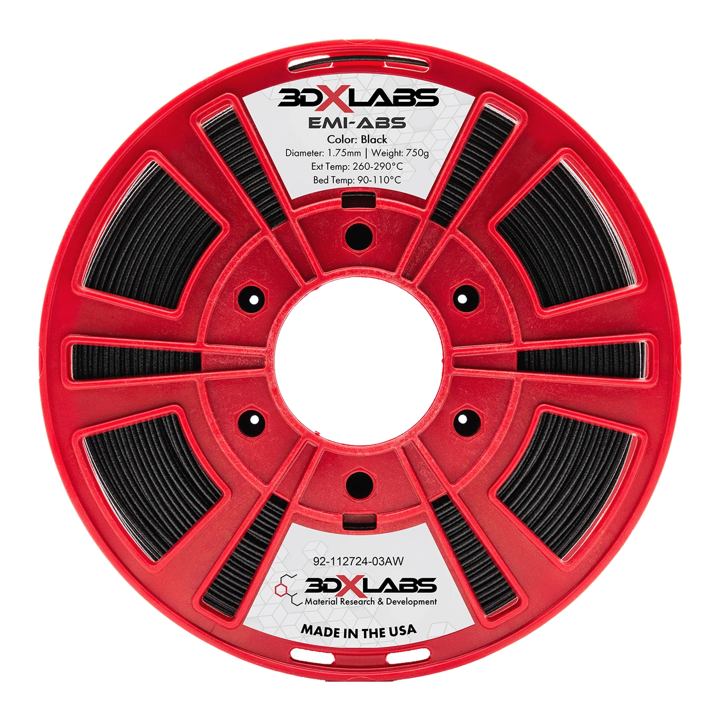 3DXLABS EMI-ABS filament spool