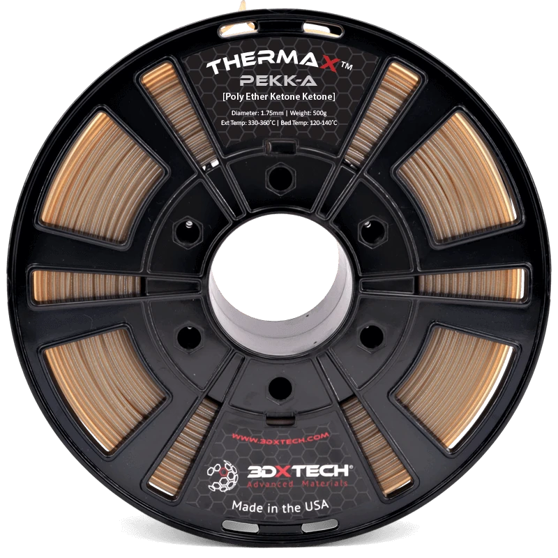 3DXTech ThermaX PEKK-A natural filament spool, 1.75 mm