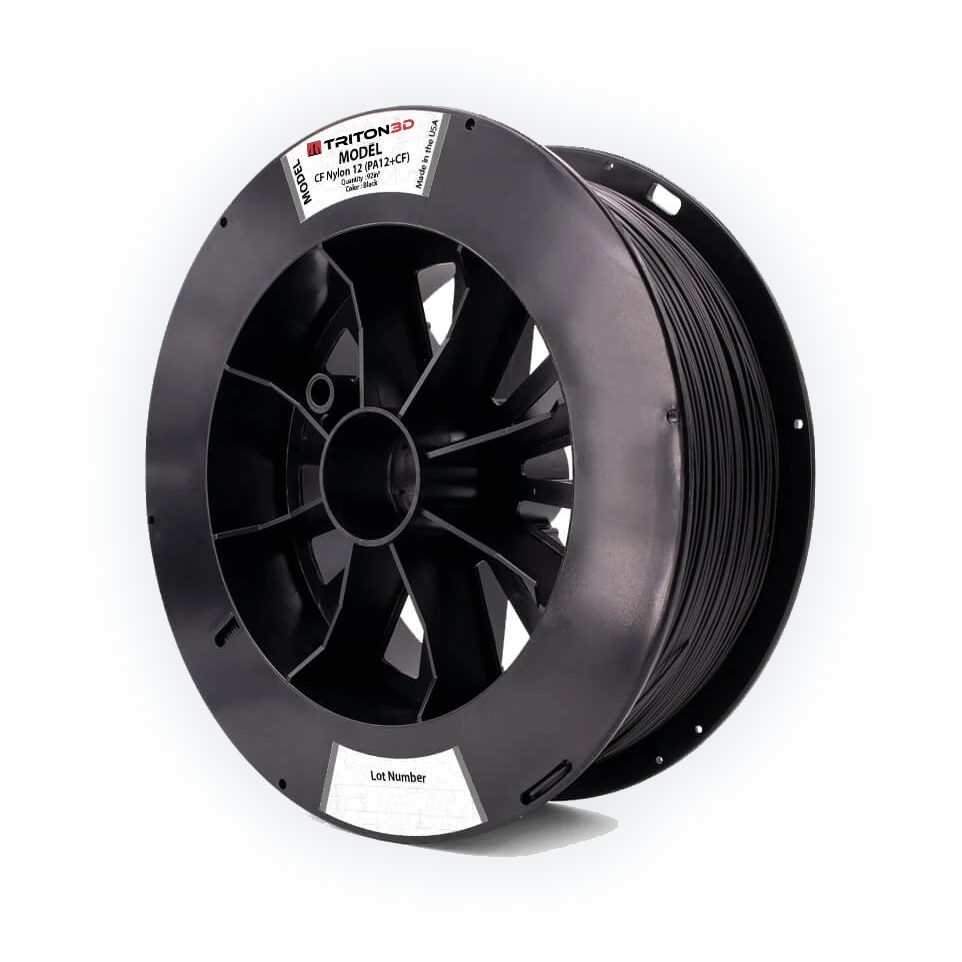 3DXTech Triton3D Nylon 12+CF filament spool