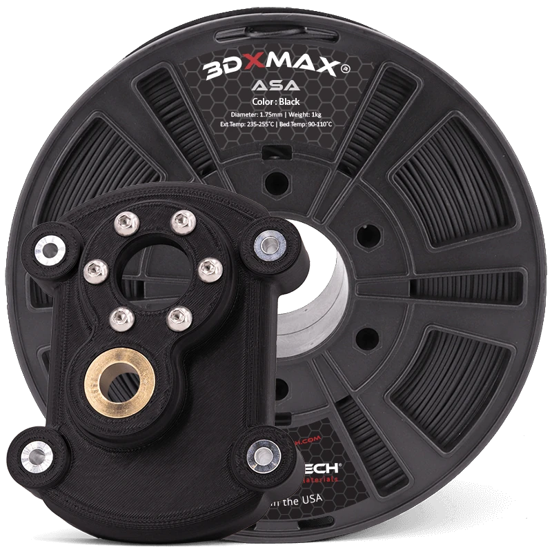 3DXMAX ASA filament spool — the finished form of this pellet resin