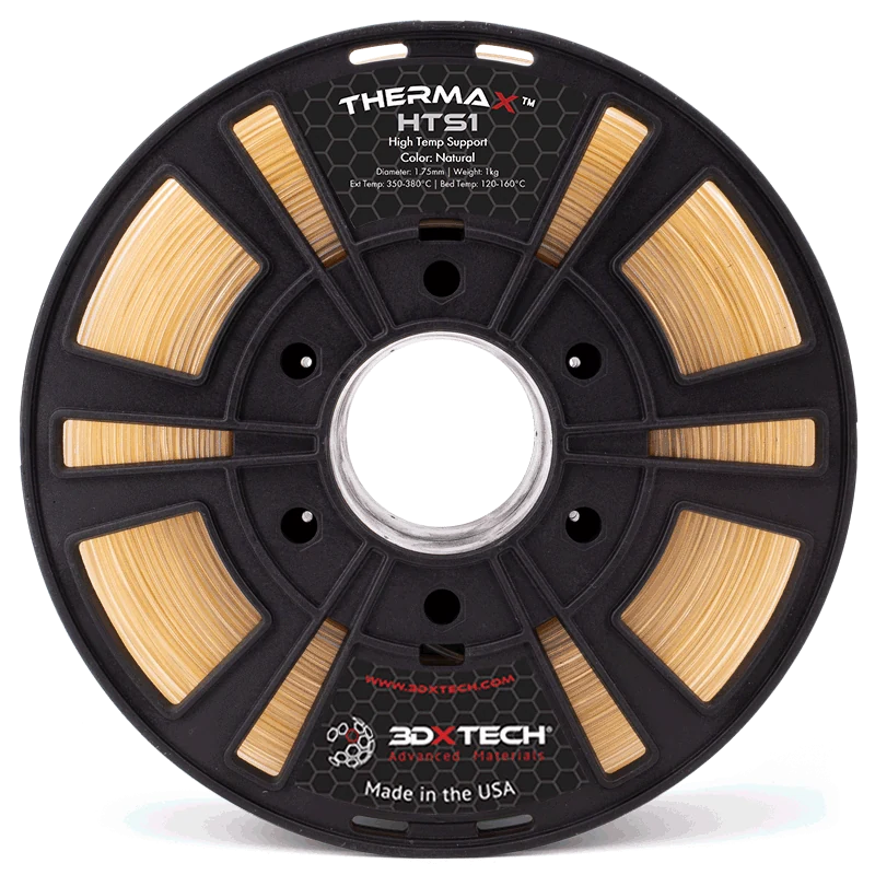 3DXTech ThermaX HTS1 natural support filament spool, 1.75 mm