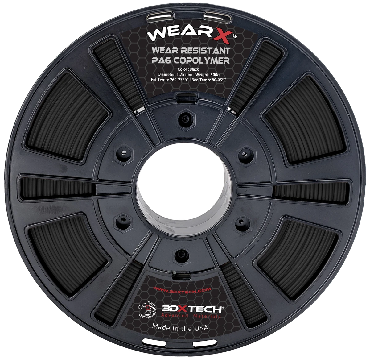 3DXTech WearX Wear-Resistant Nylon Filament