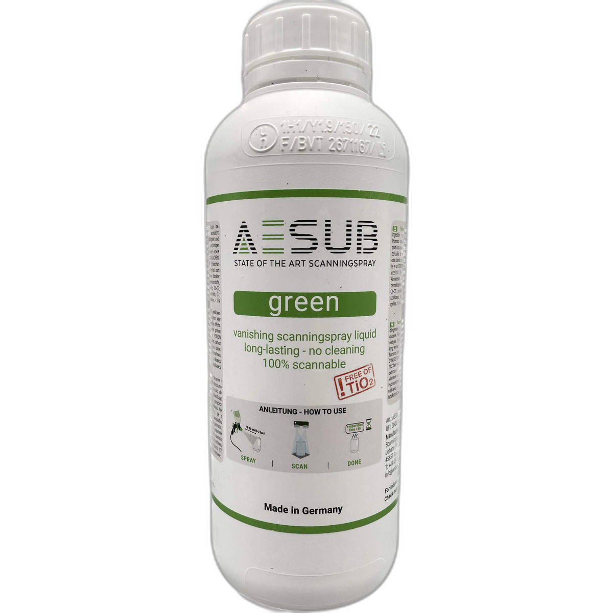 AESUB Green Vanishing 3D Scanning Liquid — 1L