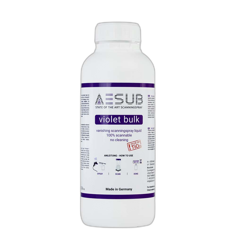 AESUB Violet Vanishing 3D Scanning Liquid 1L