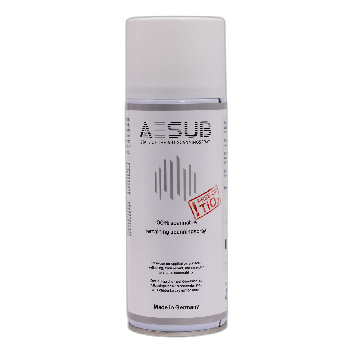 AESUB White Permanent 3D Scanning Spray — 400ml