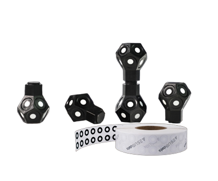 AESUBdots Retro Permanent 3 mm reference targets for 3D scanning — detail 2