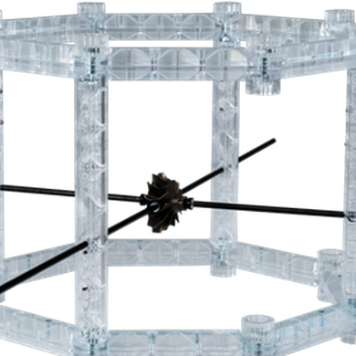 AESUBframe 300mm modular carbon-fibre reference frame for 3D scanning midsize parts — detail 1