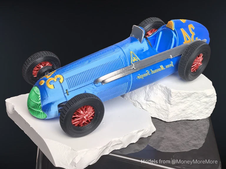 Multicolor 3D-printed model produced on the Kobra 3 V2 Combo