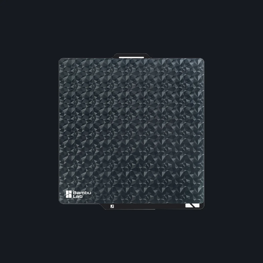 Bambu 3D Effect Plate — Diamond finish surface texture