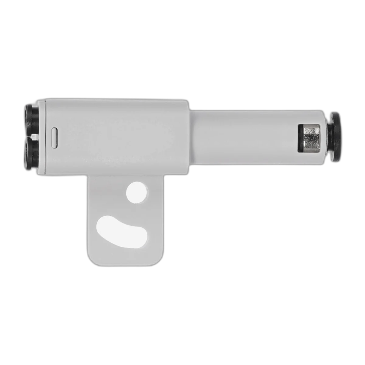 Bambu Lab 4-in-1 PTFE Adapter side profile — OUT collet and magnetic mounting bracket