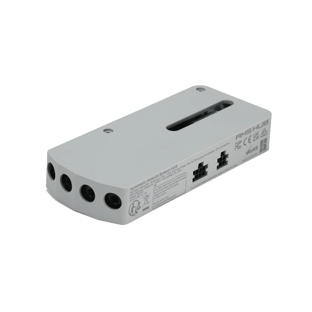 Bambu Lab AMS Hub — multi-AMS connection hub with four PTFE ports
