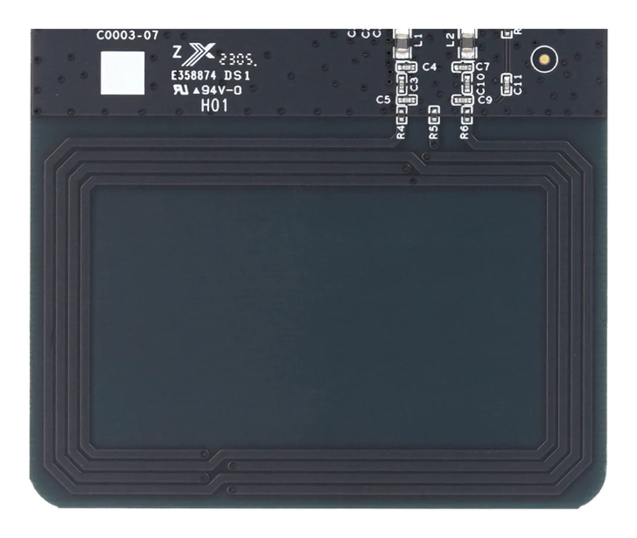 Bambu Lab AMS RFID Board — detail of the embedded RFID antenna coil traces