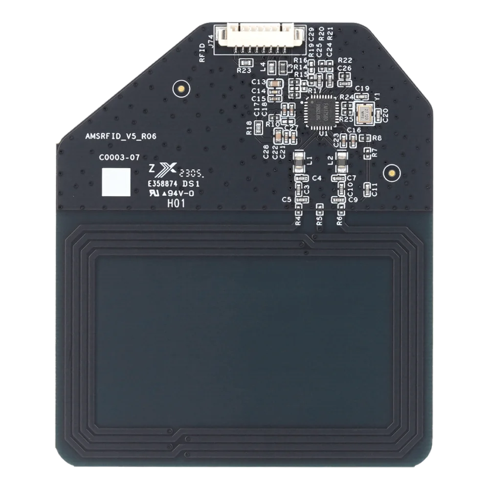 Bambu Lab AMS RFID Board — RFID reader PCB with embedded antenna coil