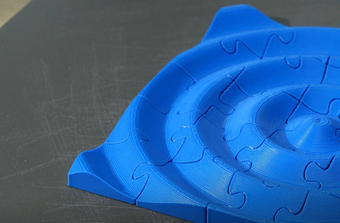 Large flat print adhered on the Bambu Cool Plate SuperTack — no warping or corner lift