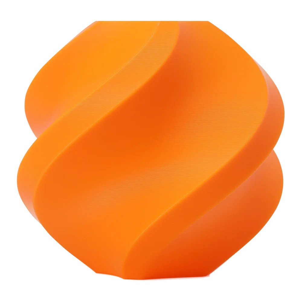 Bambu Lab PLA Basic printed in orange