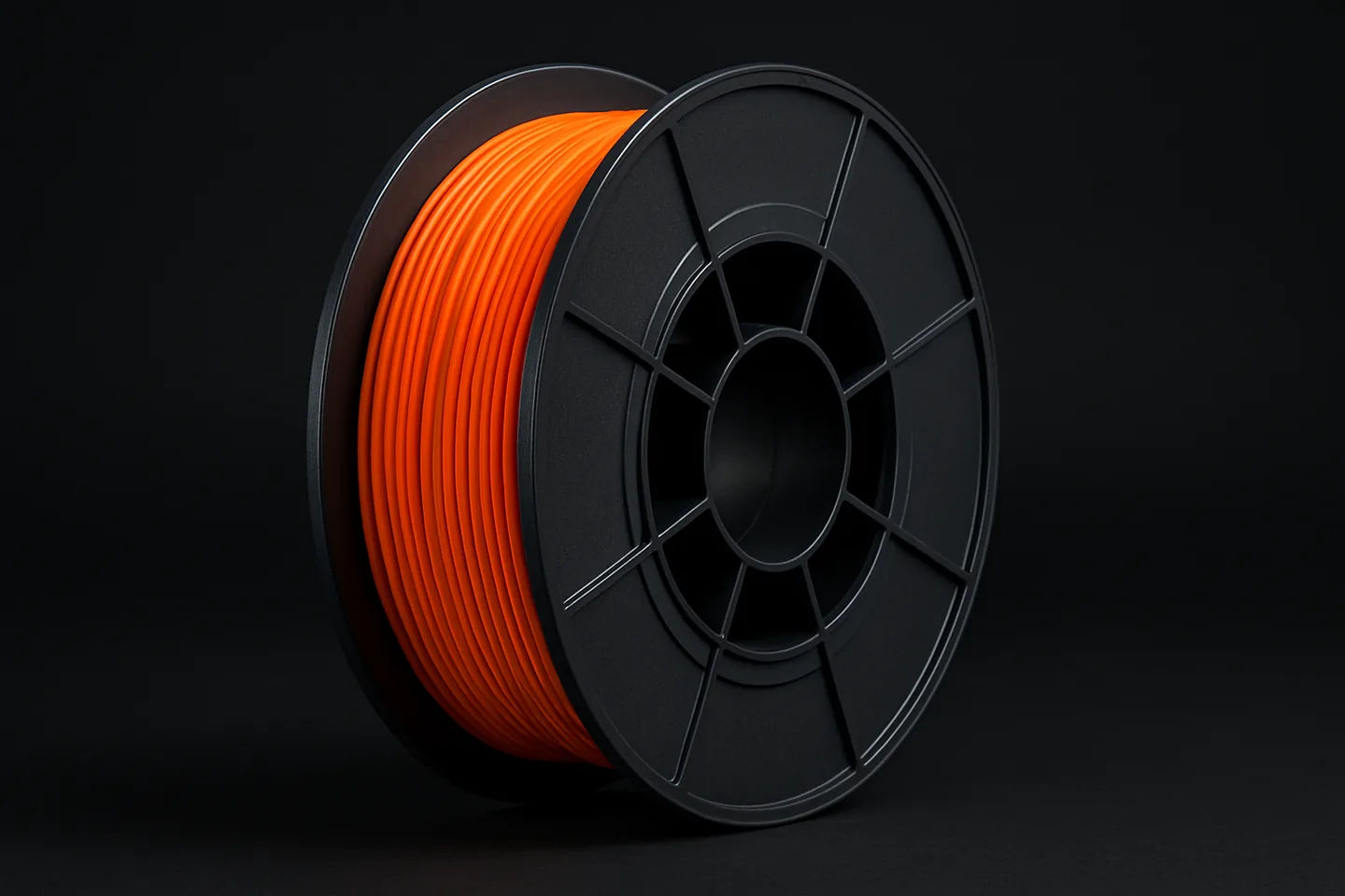 Bambu Lab Reusable Spool loaded with a coreless filament refill