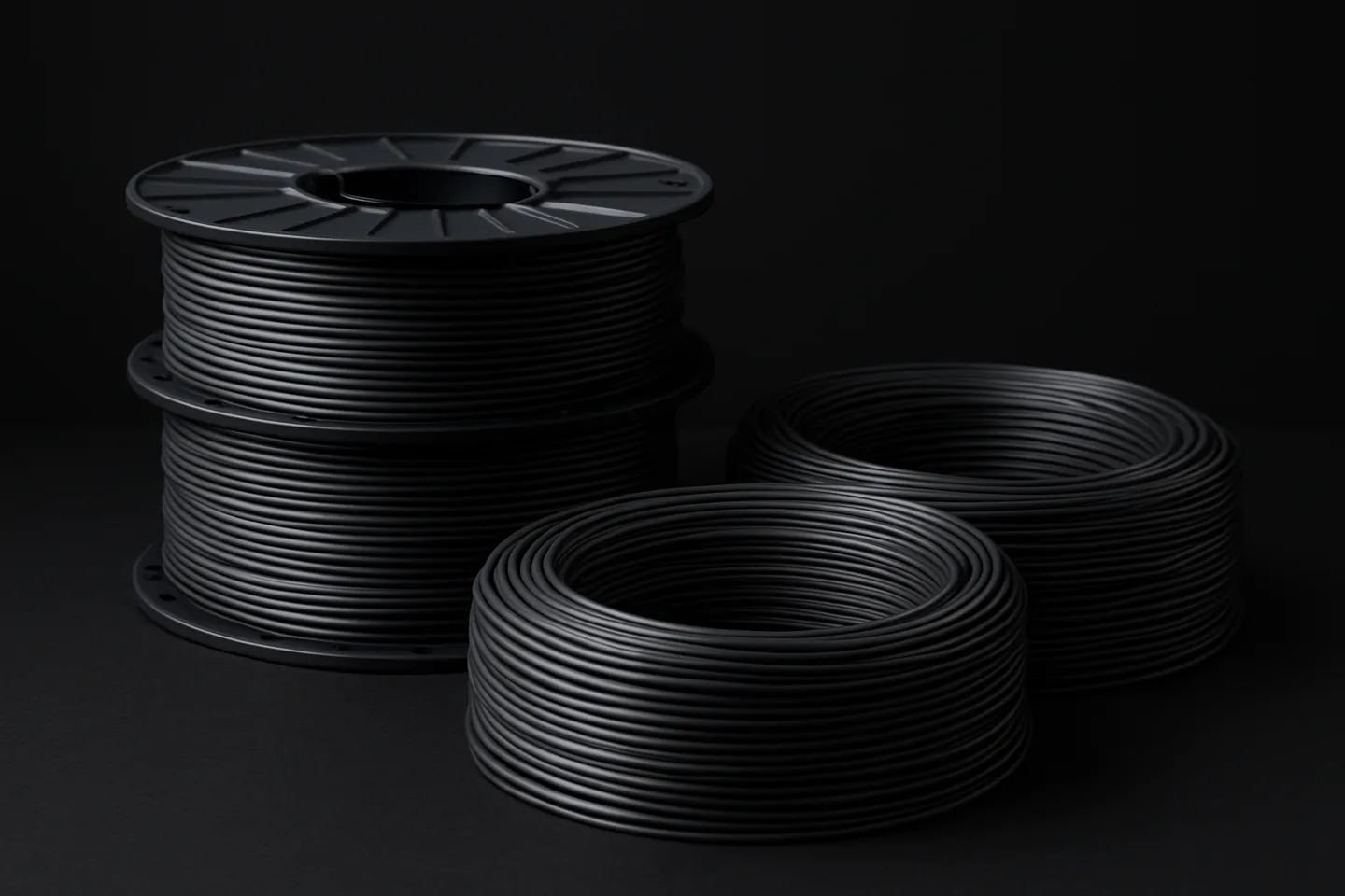 Reusable spools with coreless filament refills — reduced plastic waste