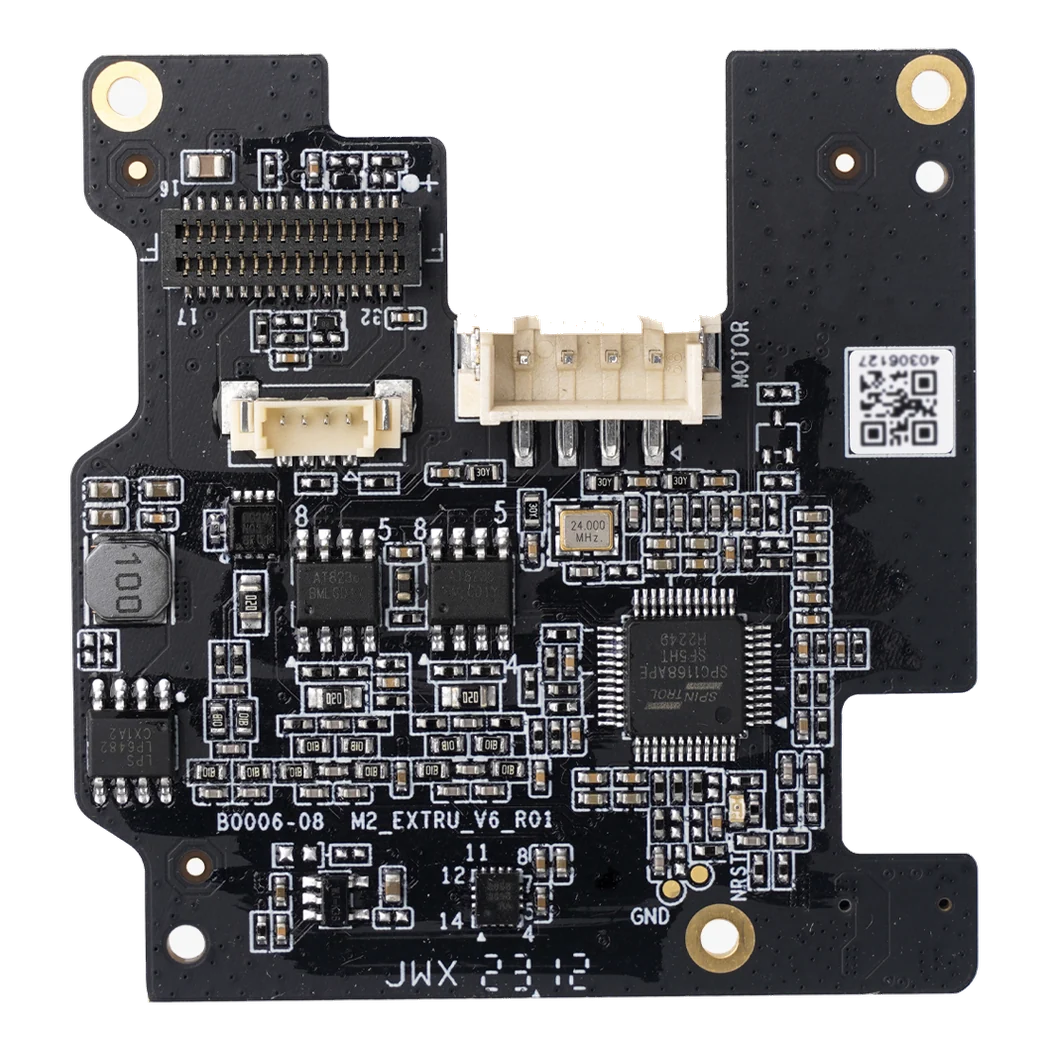 Bambu Lab P1 Series TH Board — toolhead PCB with FPC and motor connectors