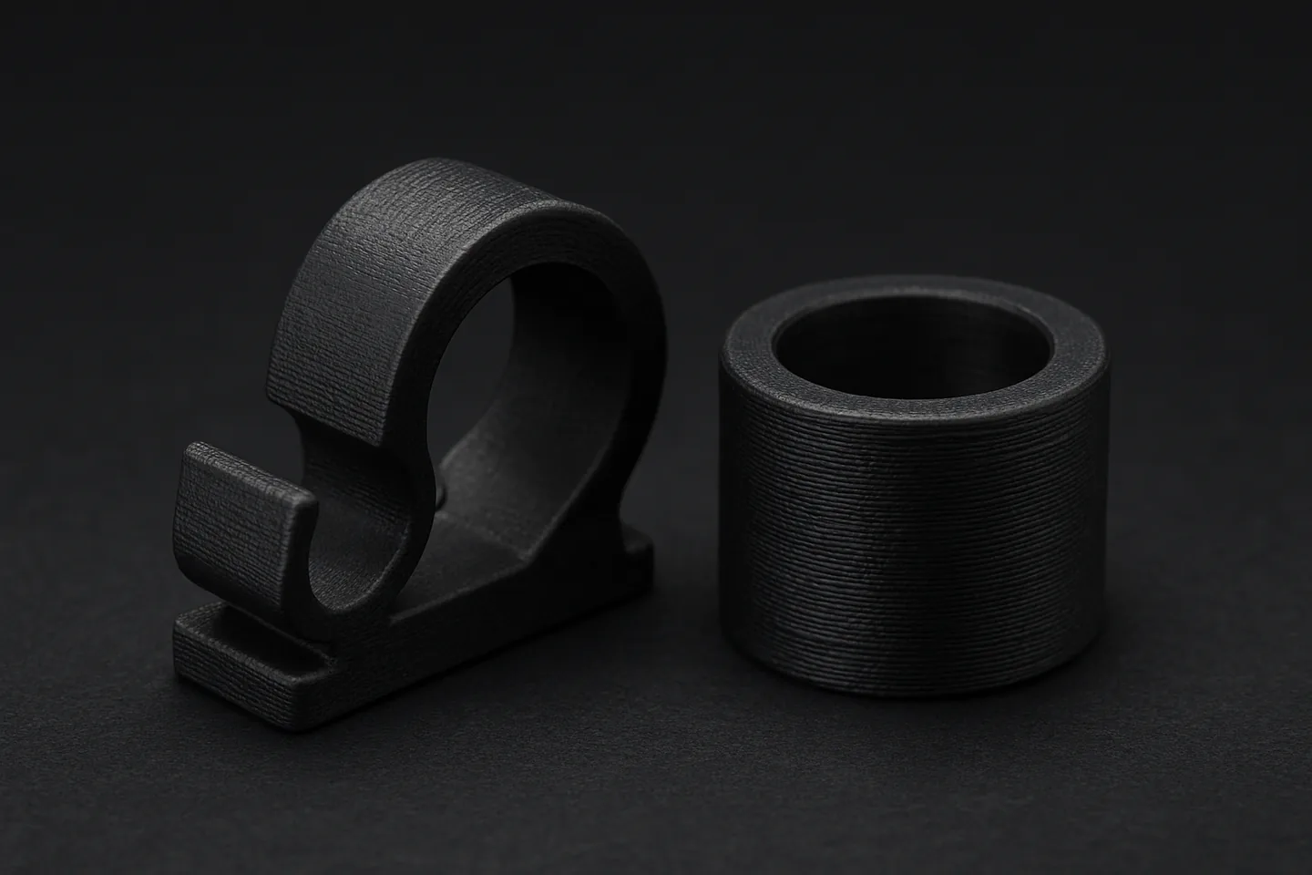 Bambu Lab TPU for AMS precise printed snap-fit clip and flexible bushing