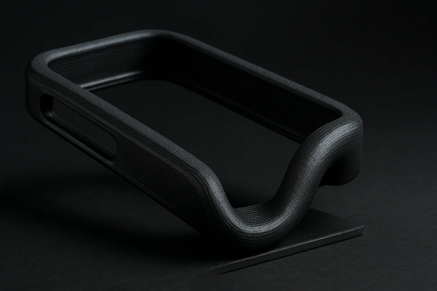 Bambu Lab TPU for AMS printed bumper compressing and rebounding — 124 kJ/m2 impact strength