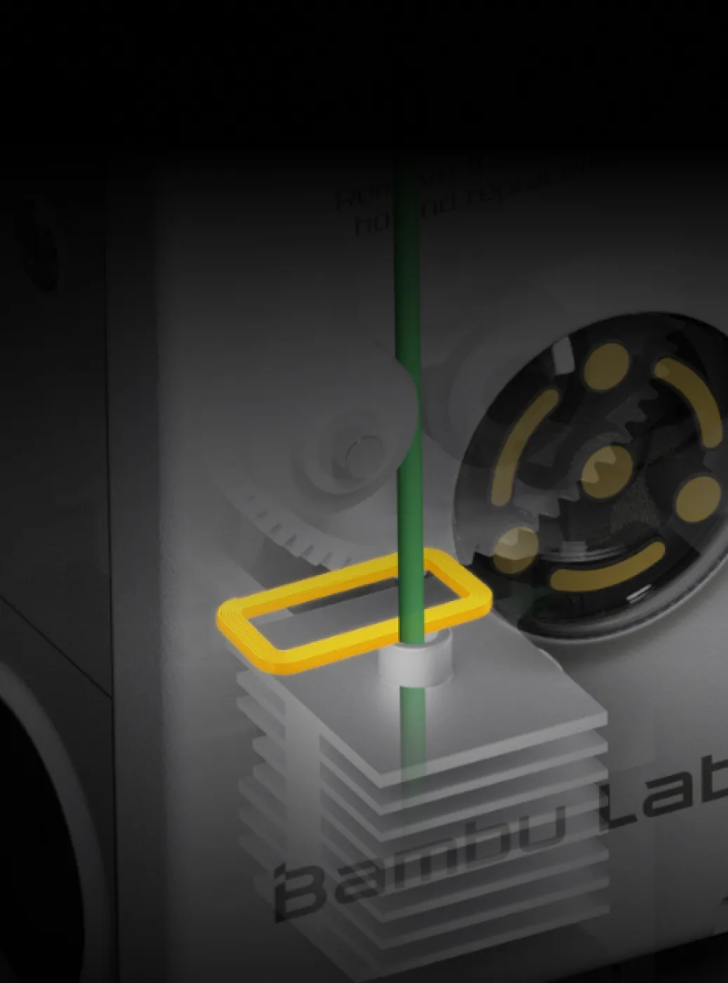 Bambu Lab A1 automatic bed-leveling mesh and flow calibration visualization