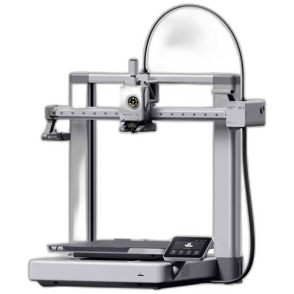 Bambu Lab A1 front three-quarter view