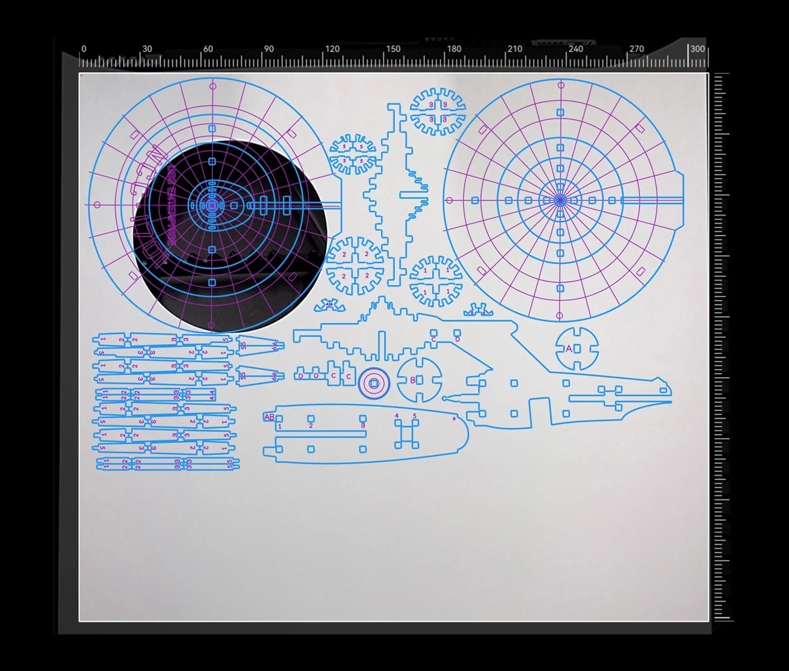 H2D Bambu Studio auto-arranging parts on the plate