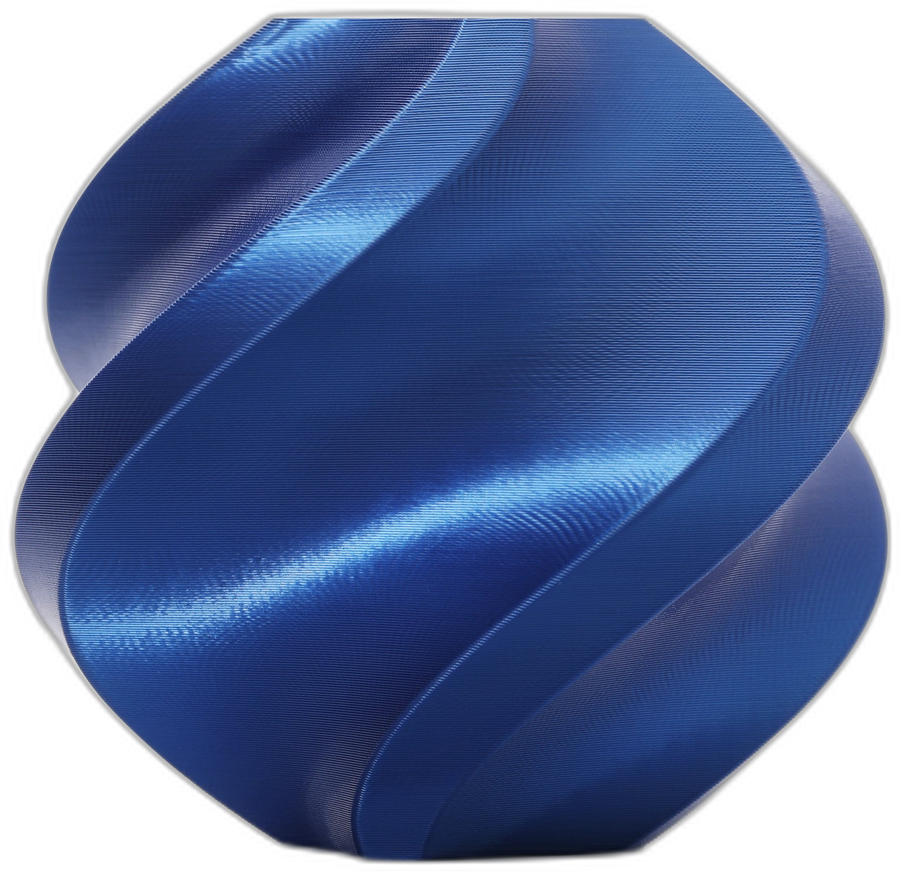 Bambu Lab PLA Silk+ Blue sample print