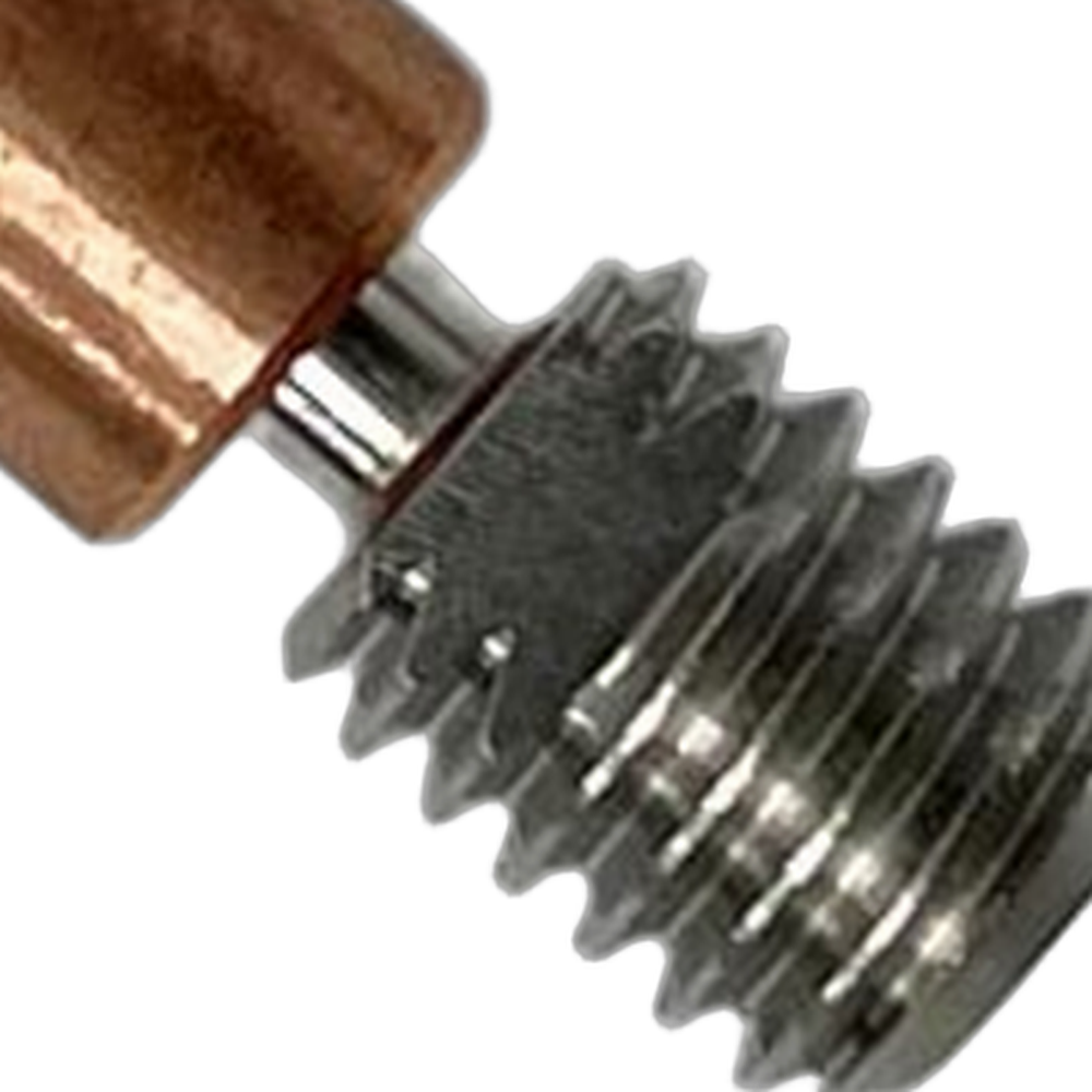 CreatBot HS heatbreak close-up of the thermal break and threads