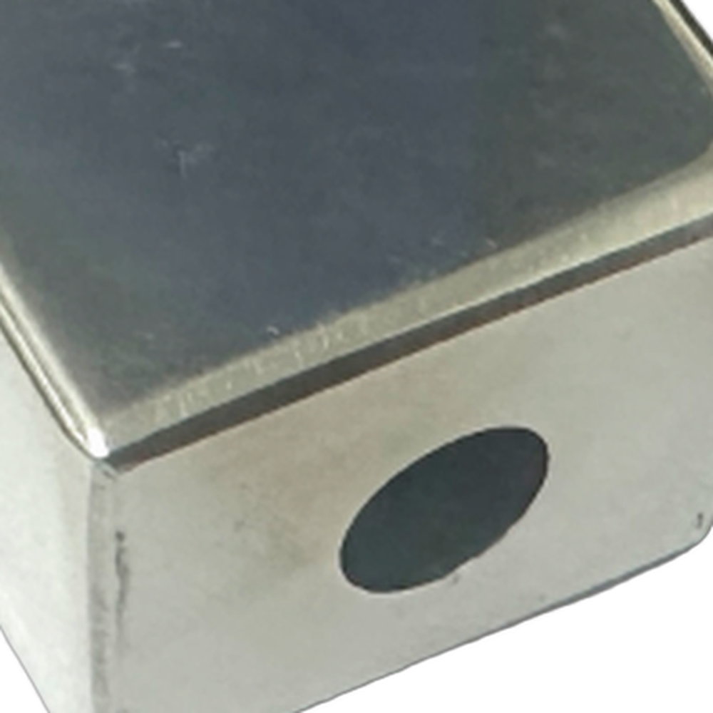 CreatBot HS hotend cover close-up of the nozzle opening