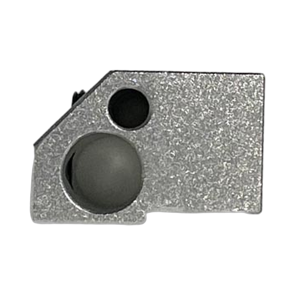 CreatBot LT heating block side profile with heater and sensor bores