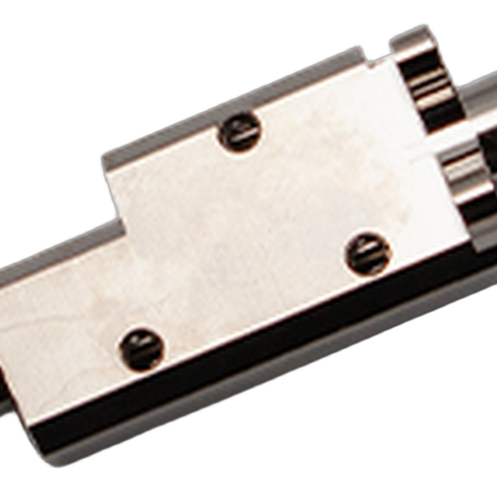 CreatBot Pro HS heating block close-up of the block body and clamp screws