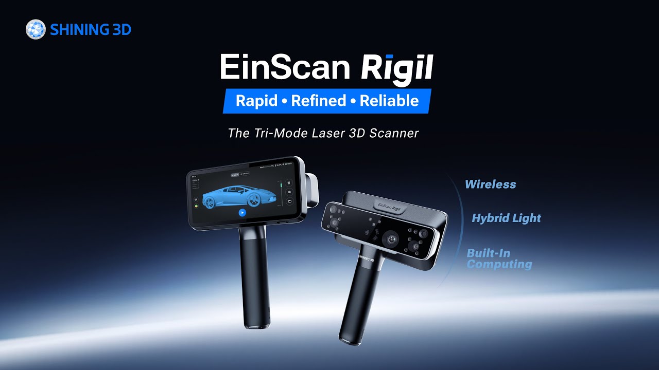 EinScan Rigil Professional 3D Scanners Demo Video