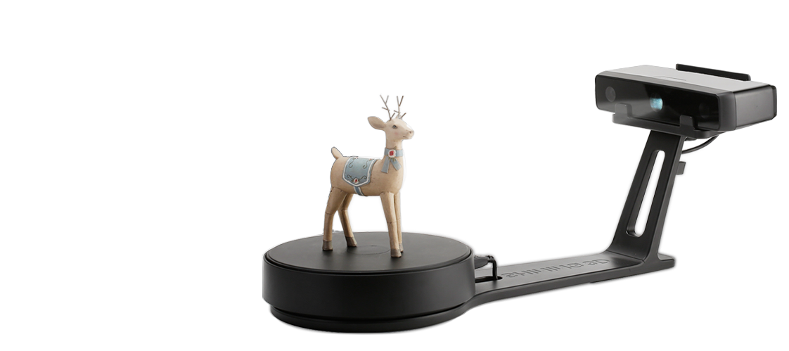 SHINING 3D EinScan SE V2 desktop structured-light 3D scanner with Auto-Scan turntable