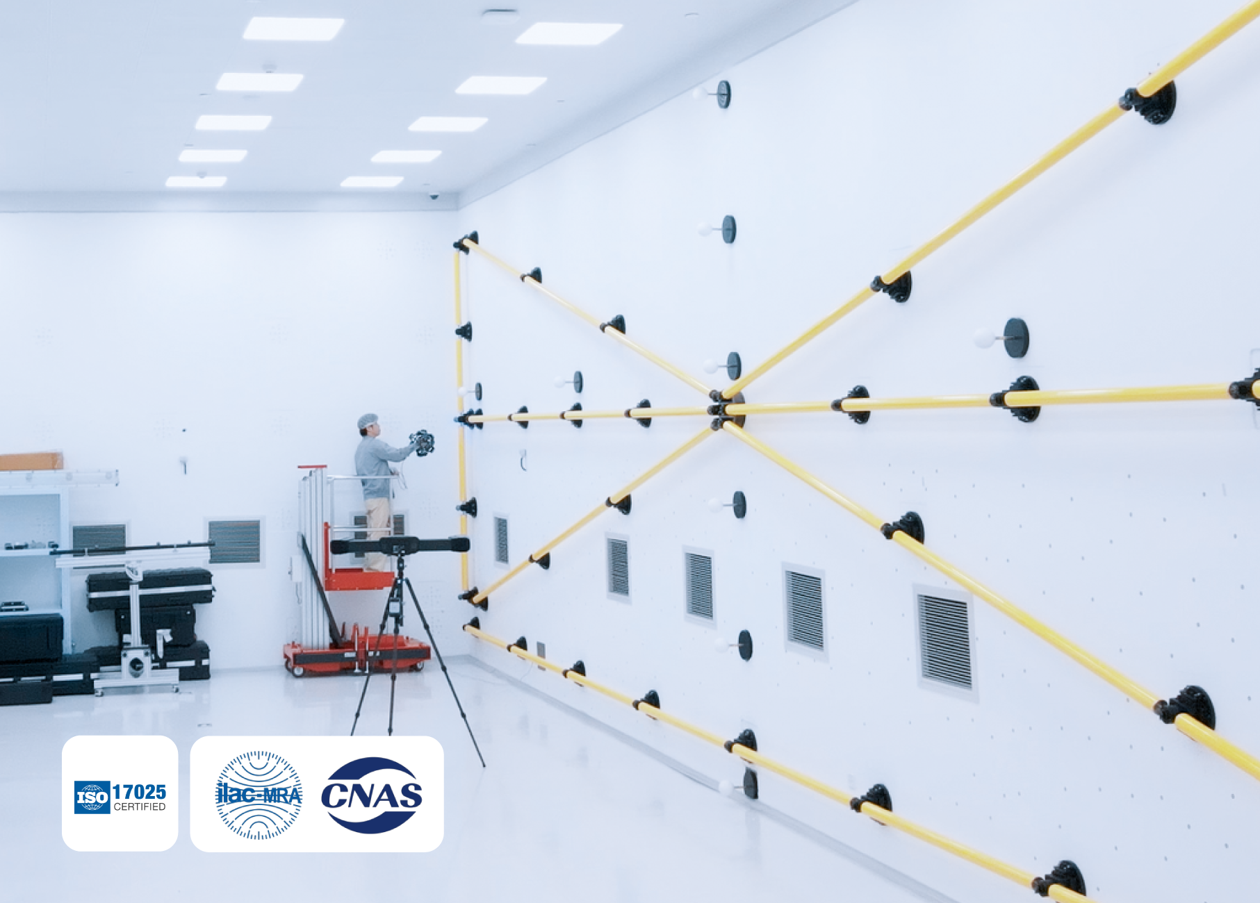 Shining 3D FreeScan Combo Series VDI/VDE 2634 Part 3 & ISO 10360 Certified accuracy certificate from an ISO/IEC 17025 accredited lab