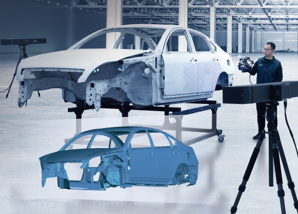 FreeScan Trak Pro2 — energy heavy industry turbine inspection outdoor operation
