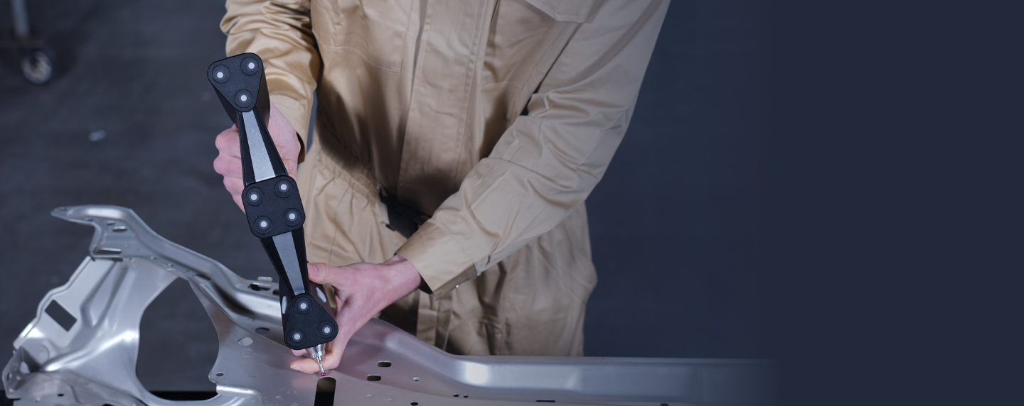 FreeScan Trak Pro2 FreeProbe — contact probe hidden features geometric data CMM