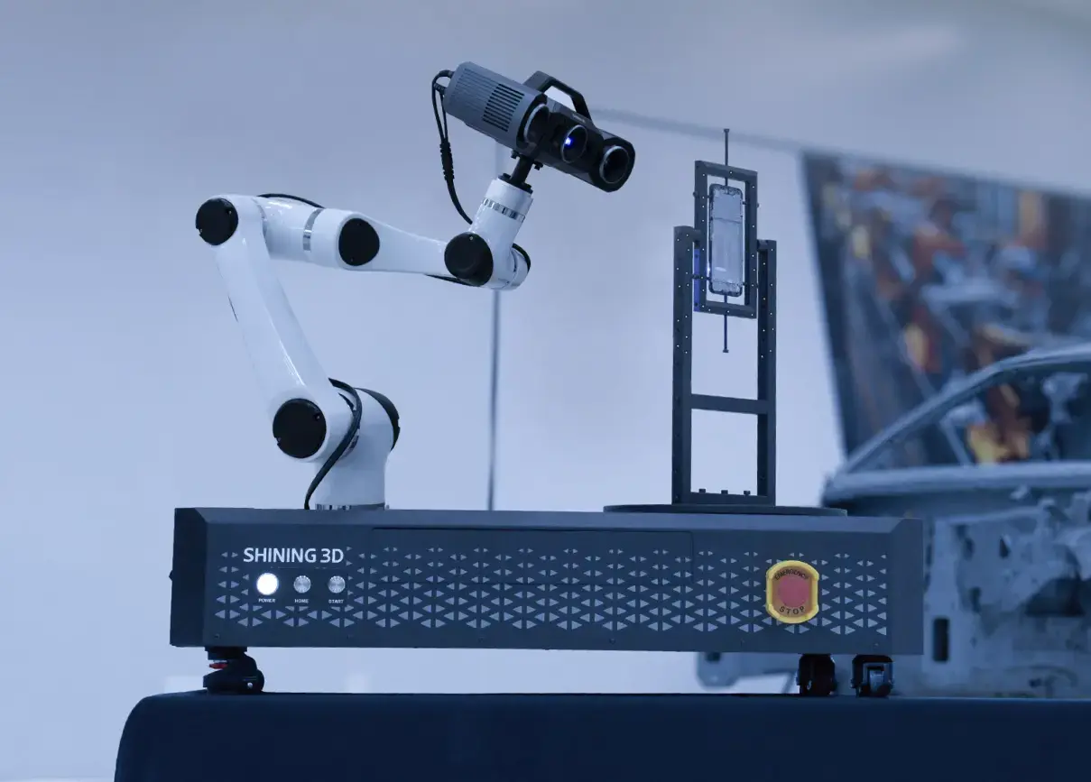 OptimScan Q Series — automated inspection solution path teaching robot 3D measurement report generation
