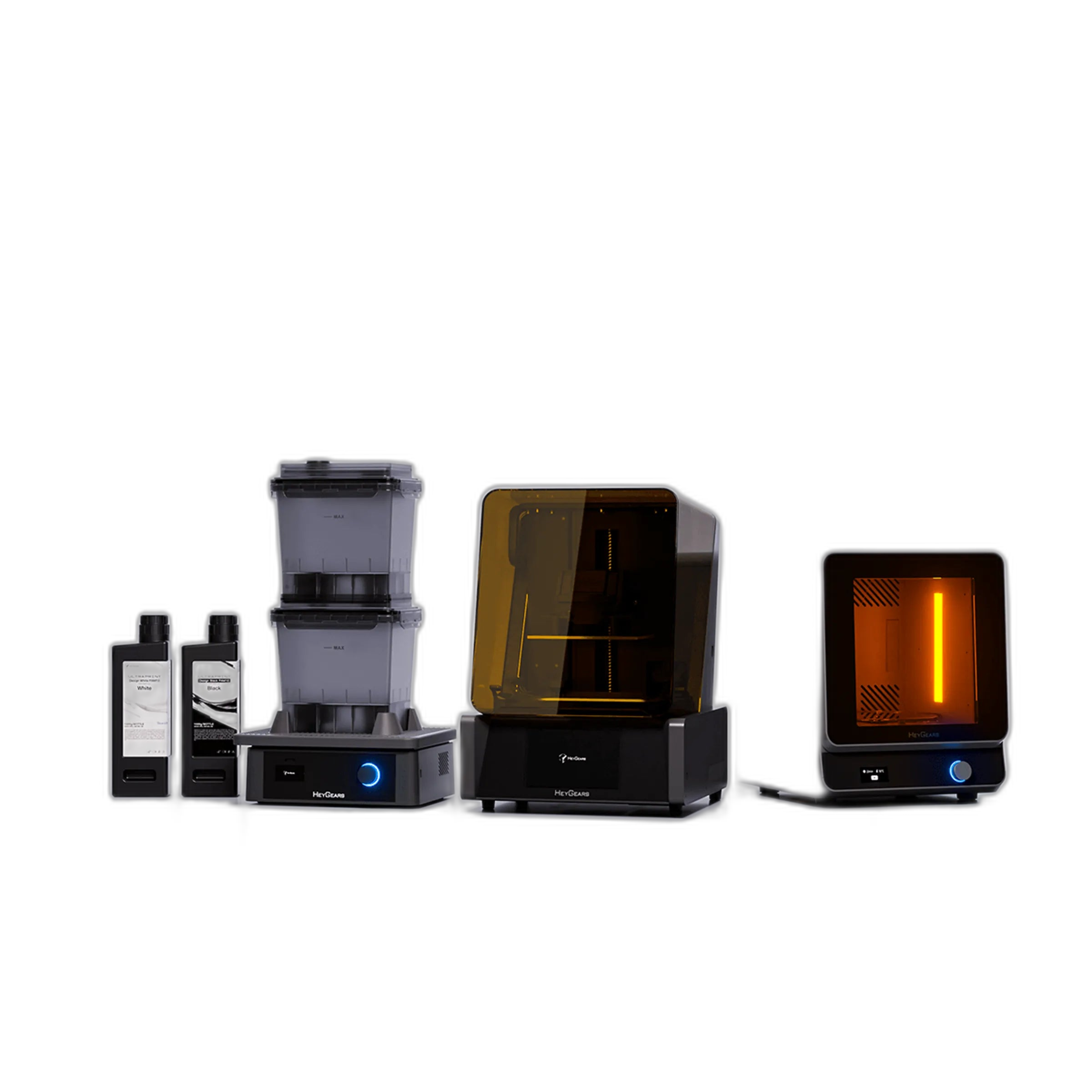 HeyGears UltraCraft Reflex with resin and accessories
