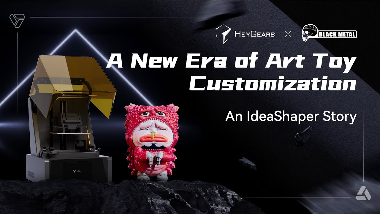 HeyGears UltraCraft Reflex resin 3D printer — play the official demonstration video