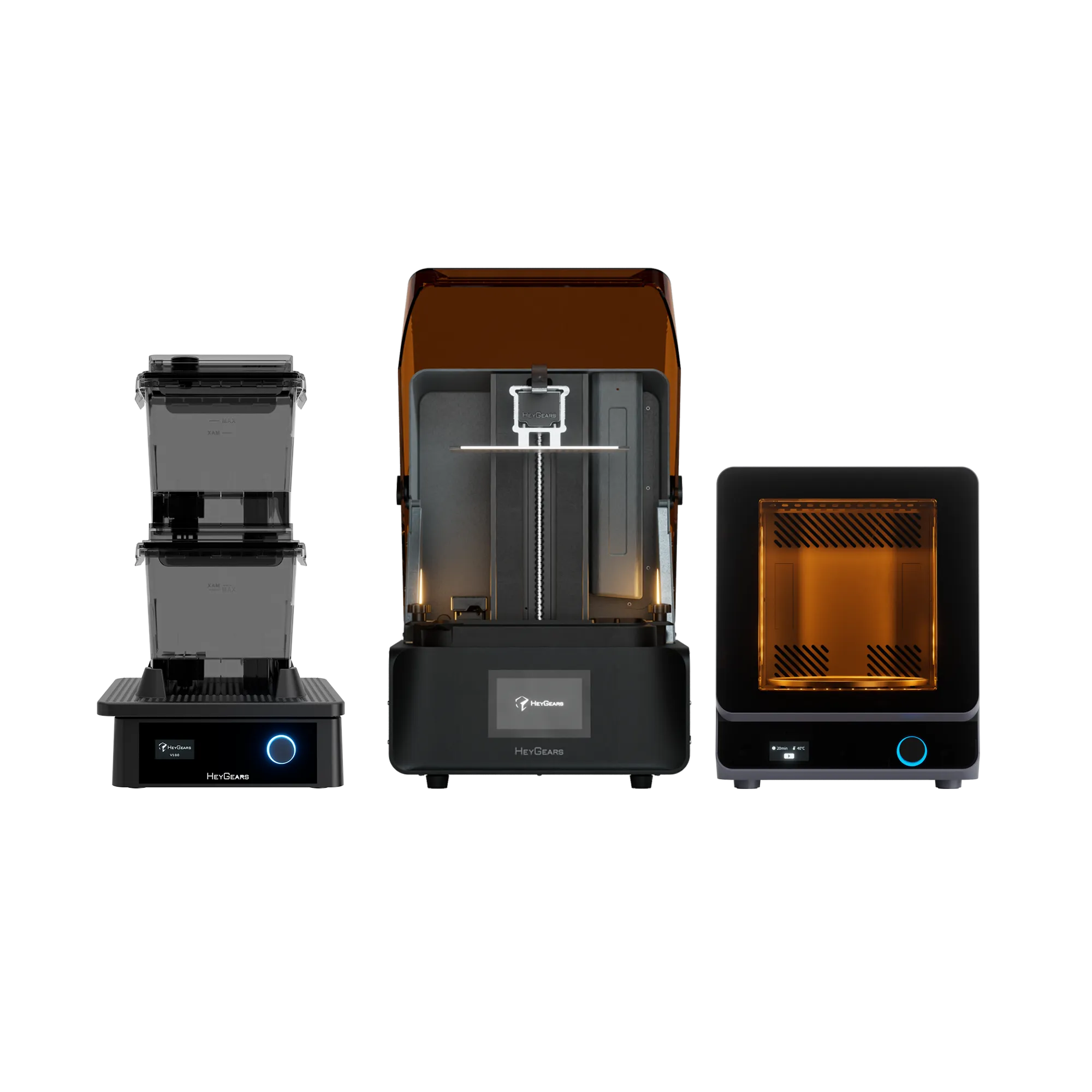 HeyGears UltraCraft Reflex RS Combo — Reflex RS resin printer with the UltraCraft Wash and UltraCraft Cure stations