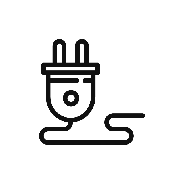 Reflex RS Turbo power cord included icon