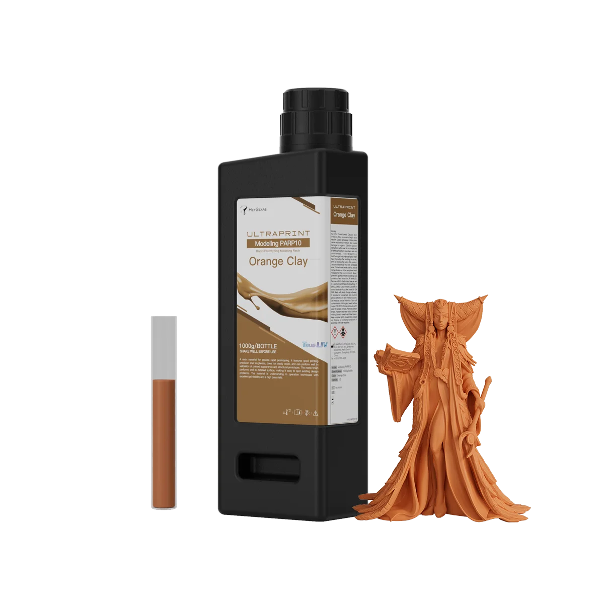 HeyGears PARP10 Orange Clay Rapid Prototyping Resin