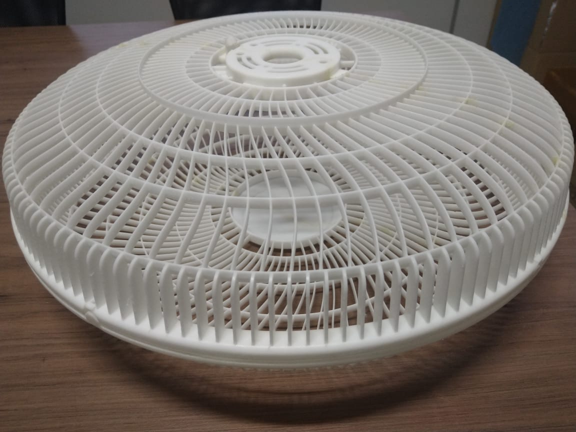 Full-size single-piece SLA fan guard master &mdash; Kings SLA 1450 Pro appliance tooling