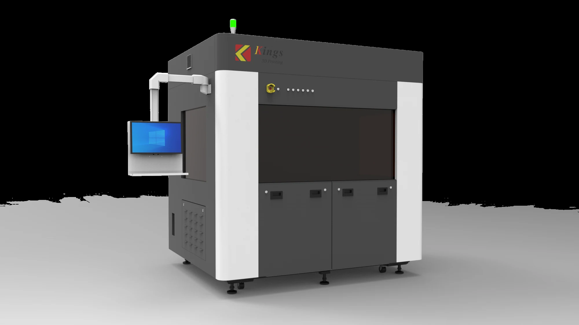 Kings SLA 1450 Pro industrial SLA 3D printer &mdash; play the demonstration video