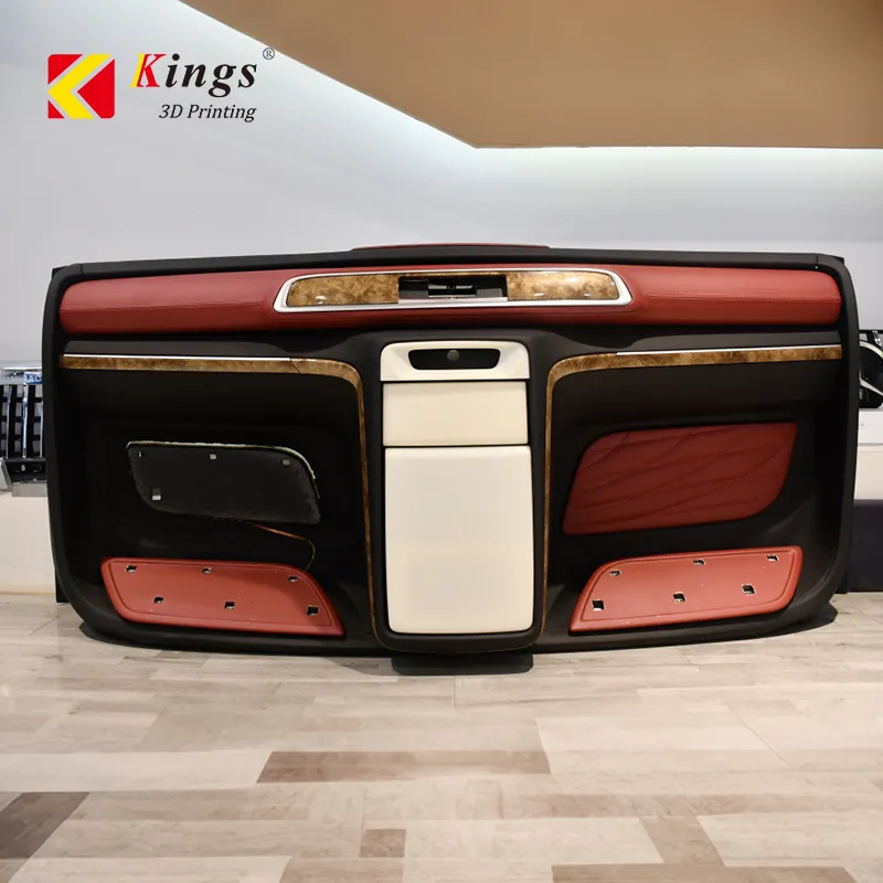 Luxury car interior console model printed on a Kings industrial SLA system