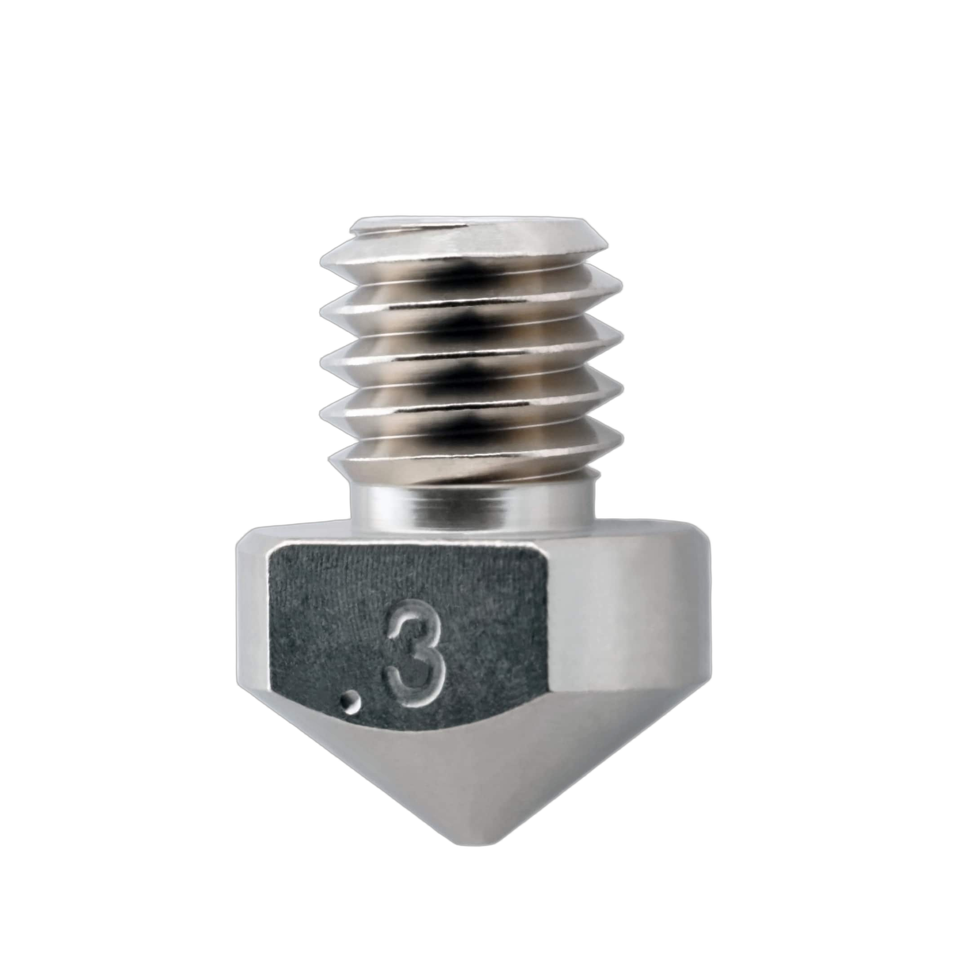Micro Swiss Brass Nozzle for LulzBot TAZ (Hexagon, 3mm) detail