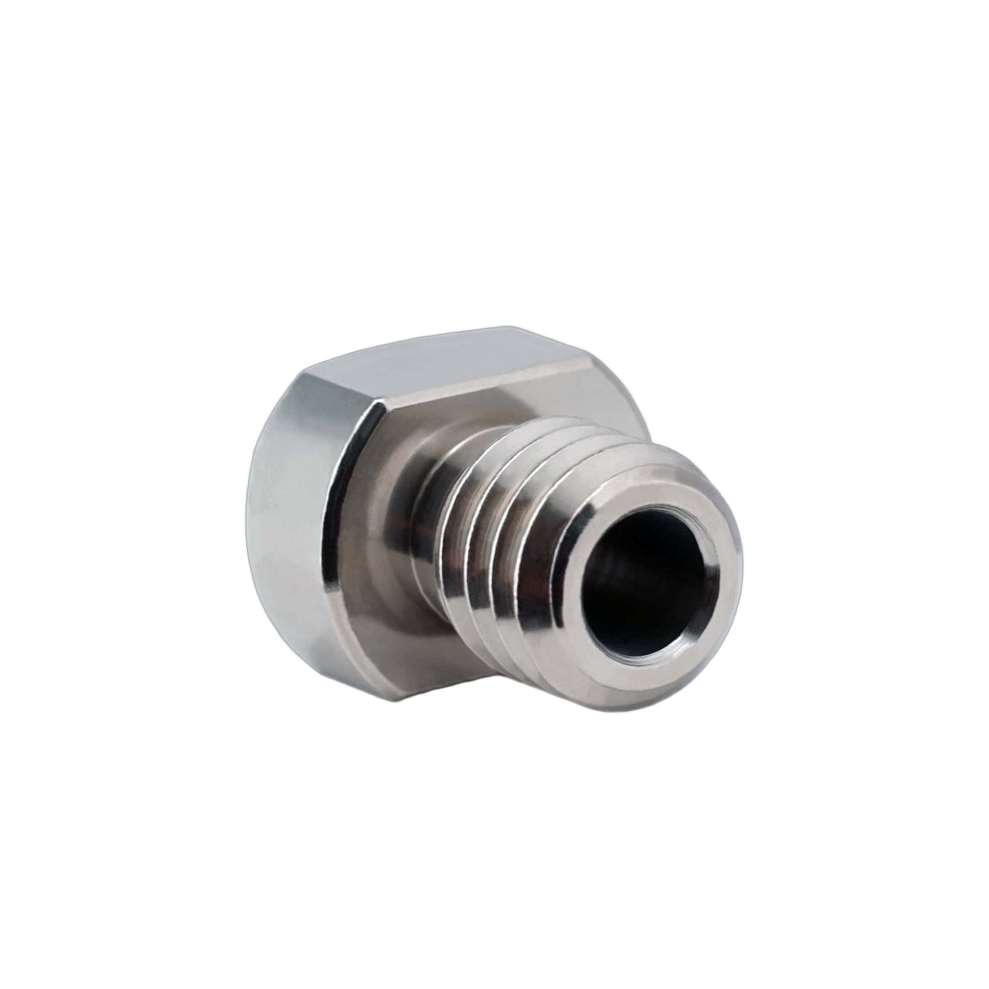 Brass Nozzle for LulzBot TAZ (Hexagon, 3mm) reverse view
